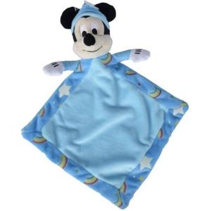 Mickey Mouse Regenboog – Disney Knuffeldoekje Pluche Knuffel 30 cm (Glow In The Dark)