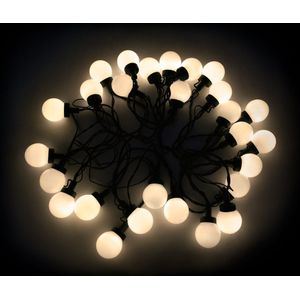 LED kerstverlichting - Warm witte bolletjes - 30 stuks - 9 meter - Koppelbaar