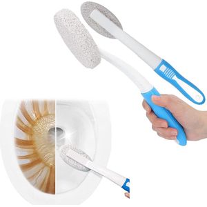 Puimsteen voor het reinigen van de toiletpot, toiletpuimsteen met handvat, verwijdert krachtig kalkvlekken op het toiletsteenreinigingsblok, schuurstaaf voor toilet, badkamer, keukengootsteen, grill (2 stuks) - Puimsteen Toiletborstel - 2 stuks - Har