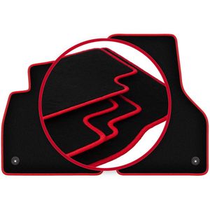 CARLUX-RED automatten voor: Audi TT III coupé (2015-)