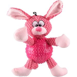 Flamingo Bess - Speelgoed Honden - Hs Konijn Bess + Tpr Roze 32cm - 1st