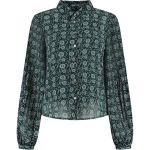 Only - Star Life - Blouse - Groen - 100% Polyester