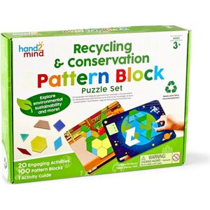 Pattern Blocks - Recycelen & Duurzaamheid puzzel set