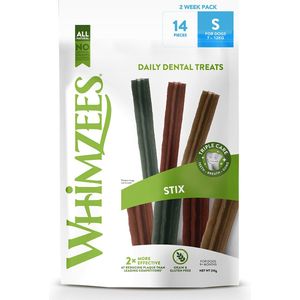 Whimzees Stix S 2weeks - Kauwsnacks - Hond - 14st