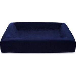 Bia Bed - Royal Fluweel Hoes Hondenmand - Navy - 85X70 cm