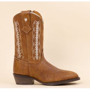 Moonrise Yue cowboylaarsjes cognac braided 37