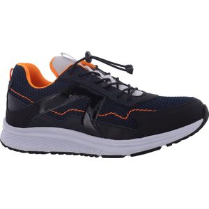 Piedro Sport - Bram - Sneakers - Blauw Oranje - Vetersluiting - Schoenmaat - 35