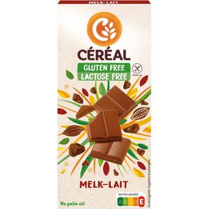 Céréal Melkchocolade Glutenvrij en Lactosevrij - 10 x 100 gr - Voordeelverpakking