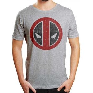 MARVEL - T-Shirt Deadpool Distress Logo (XXL)