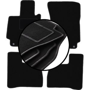 Complete set veloursmatten voor: Mercedes W221 S-klasse Sedan kort (2005-2013)