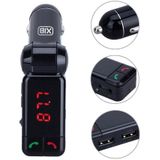 XIB Bluetooth FM Transmitter 2x USB en AUX 3.5mm Jack - MP3 autoradio - Handsfree carkit - Zwart
