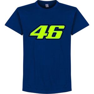 Valentino Rossi 46 T-Shirt - Blauw - XXL