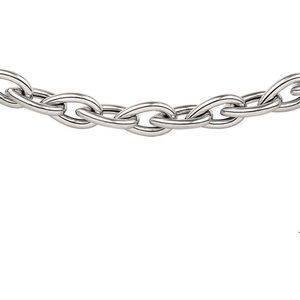 The Jewelry Collection Ketting 7 mm 47 cm - Zilver