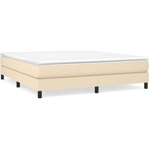 VidaXL-Boxspringframe-stof-crèmekleurig-180x200-cm