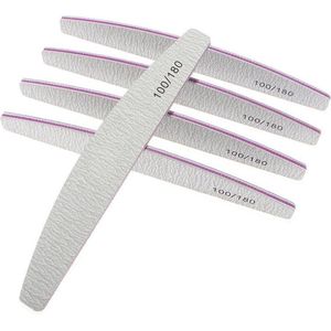 *** 10-delige set met professionele EVA nagelvijlen voor perfecte acryl- en gelnagels | 100/180 grit voor nauwkeurig vijlen - Nagels Verzorgen - Pedicuren - van Heble® ***