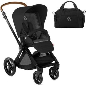 Jane Muum kinderwagen Cold Black (2022)  + gratis luiertas & regenhoes t.w.v. €139,-