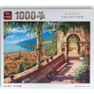 King - Lake View - Legpuzzel volwassenen 1000 stukjes ca. 68 x 49 cm