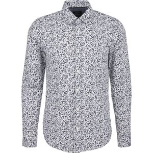 S'Oliver Men-Heren hemd--01A1 white AOP-Maat S