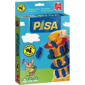 Jumbo Toren van Pisa Reisspel - Spannend evenwichtsspel voor 2-4 spelers vanaf 4 jaar