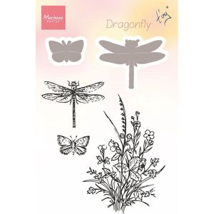 Marianne Design Stamp en die Tiny's Dragonfly
