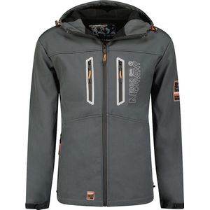 Geographical Norway Softshell Jas Heren Trevar Donkergrijs - M