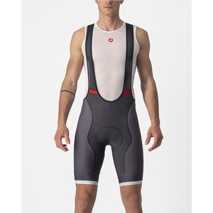 Castelli Koersbroek Heren Grijs Zilver - COMPETIZIONE KIT BIBSHORT DARK GRAY SILVER GRAY-S