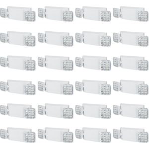 VEVOR 31 x 10 x 10.5 cm Set van 24 LED-Noodverlichtingen, 3W, Met 1800mAh Batterij voor ≥180 Minuten Verlichting, Verstelbare 90° Koppen, Vlamvertragende Hoes