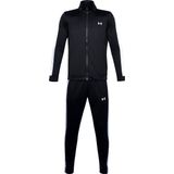 Under Armour UA Knit Track Suit Heren Trainingspak - Zwart - Maat L