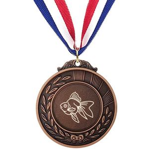 Akyol - goudvis medaille bronskleuring - Goudvis - goudvis liefhebber - huisdier