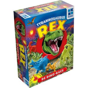T-Rex - De Dino Race - Bordspel - Dinosaurus - Spannend Race Avontuur Tegen de Tyrannosaurus Rex