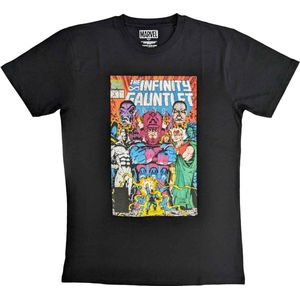 Marvel The Avengers - Infinity Gauntlet Heren T-shirt - M - Zwart