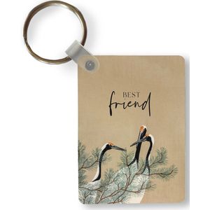 Sleutelhanger - Best friends - Vriendschap - Quotes - Spreuken - Best friend - Uitdeelcadeautjes - Plastic - Goedkope kadootjes