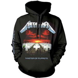 Metallica Hoodie/trui -XXL- Master Of Puppets Tracks Zwart