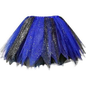 Tule rokje met glitters - Blauw/zwart - Tutu