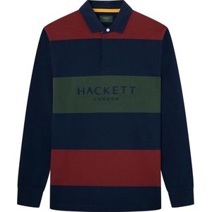 Hackett Heritage Multi Str Polo Met Lange Mouwen Veelkleurig 3XL Man