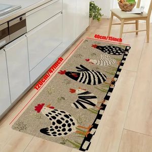 PolkaHome 1 stuk 40x120 cm Keukenloper, Badmat, Douchemat, Keukenmat en Vloertapijt – Antislip Modern Tapijt – Voor Badkamer, Keuken, Woonkamer & Gang