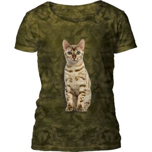 Ladies T-shirt Bengal Cat L
