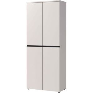 Hoge kantoorkast Chicago Kasjmier - Breedte 81 cm - Hoogte 197 cm - Diepte 40 cm - Met planken - Met openslaande deuren
