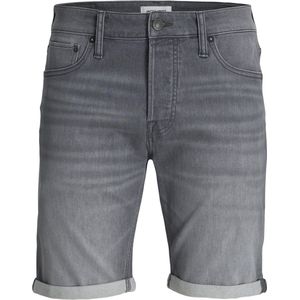 JACK & JONES Rick Icon Shorts regular fit - heren korte broek - grijs denim - Maat: XS
