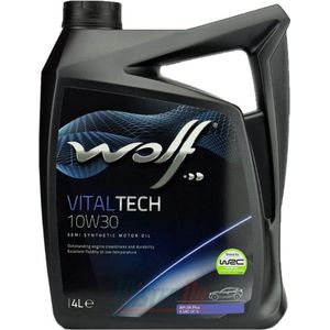 Wolf VitalTech semi-synthetische motorolie 10W30 4L