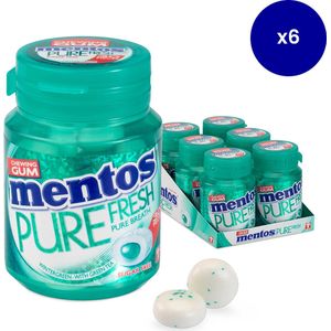 Mentos suikervrije kauwgom - Pure Fresh Wintergreen - 6 potten