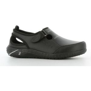 Safety Jogger Oxypas Lina OB Sandaalschoen SlipvastSRC-ESD-AS Zwart – Maat 38