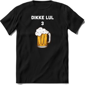Dikke lul 3 bier |Feest kado T-Shirt heren - dames|Perfect drank cadeau shirt|Grappige bier spreuken - zinnen - teksten