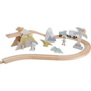 Tryco Houten Treinbaanset - Uitbreidingsset Dino's TR-353078