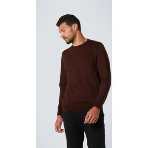 No Excess Mannen Sweater Stone Red XXXL