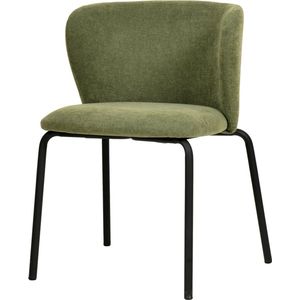 Giga Meubel Eetkamerstoel Break - Stof - Groen - 54,5x53x75cm - Set van 2