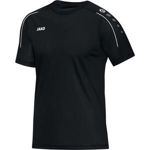 Jako Classico T-shirt Junior Sportshirt - Maat 128  - Unisex - zwart/wit