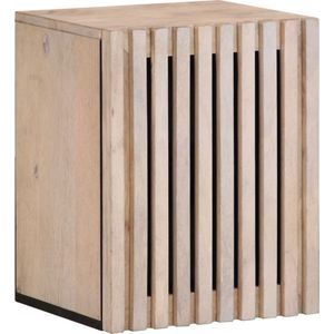 vidaXL - Badkamerwandkast - 38x34x48 - cm - massief - mangohout