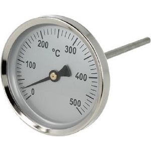Thermometer houtkachel - rookgasthermometer - pijpthermometer - kachelpijp thermometer - pijp temperatuur meter - prof-uitvoering- ABCAT Thermometer