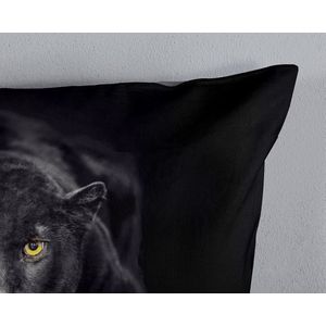 Pure Dekbedovertrek ""zwarte panter"" - Zwart - (240x200/220 cm) - Microfiber